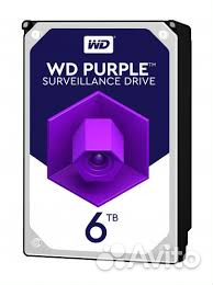 Жесткий диск 6000Gb (6TB) WD Caviar Purple новый