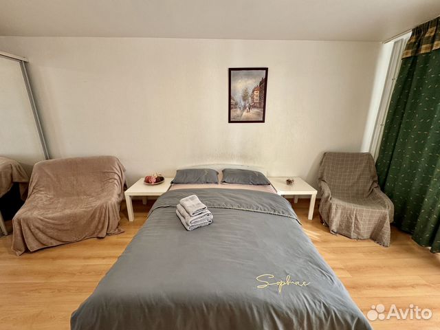 

1-к. квартира, 45 м², 2 кровати