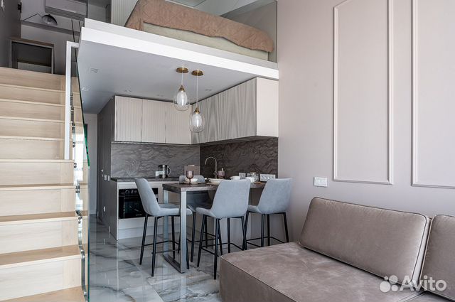 

Квартира-студия, 40 м², 2 кровати