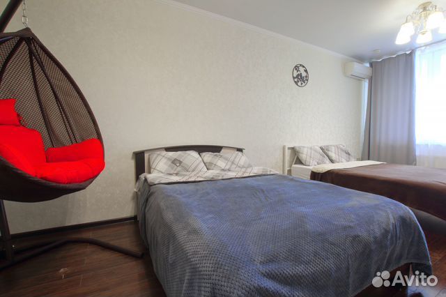 

1-к. квартира, 60 м², 3 кровати