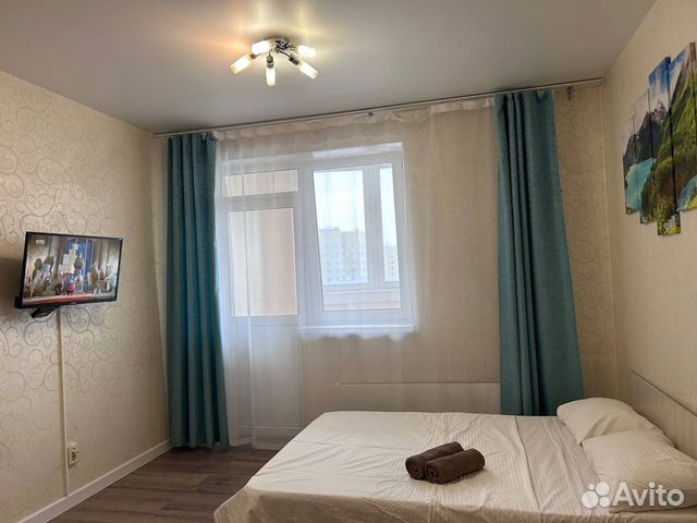 

Квартира-студия, 29 м², 2 кровати