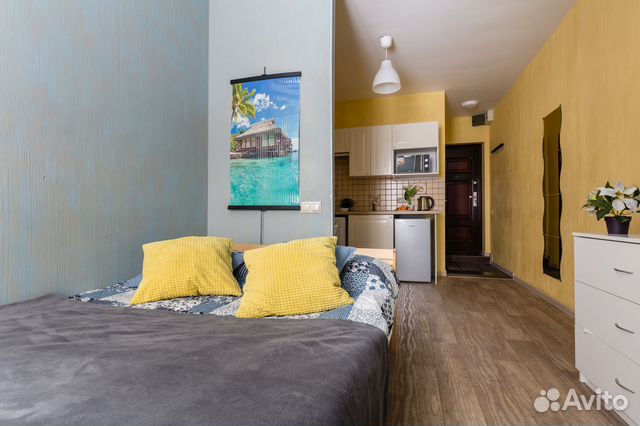 

Квартира-студия в апарт-отеле, 23 м², 2 кровати