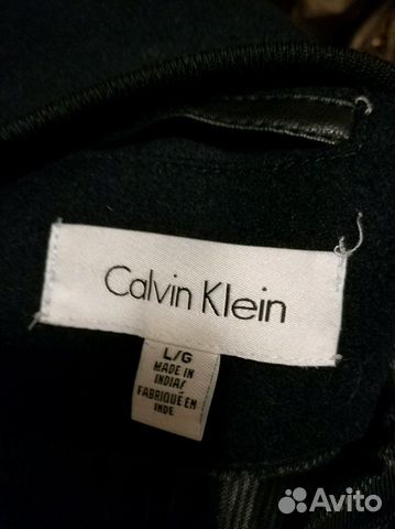 Пальто Calvin Klein оригинал, темно синее