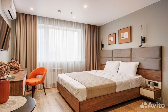 

Квартира-студия в апарт-отеле, 20 м², 3 кровати