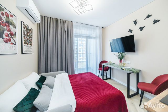 

Квартира-студия, 18 м², 1 кровать