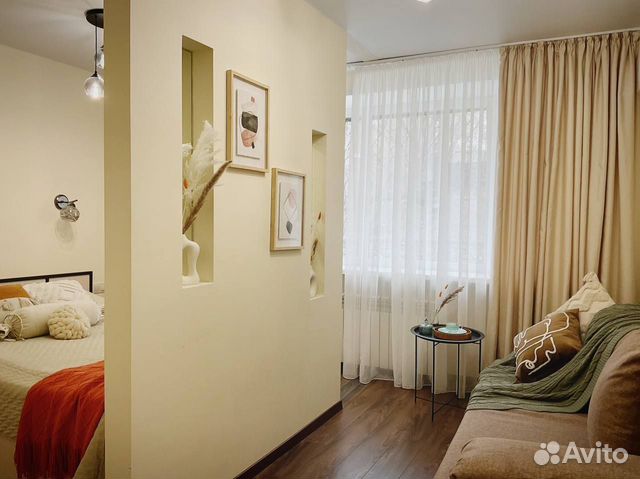 

1-к. квартира, 46 м², 2 кровати