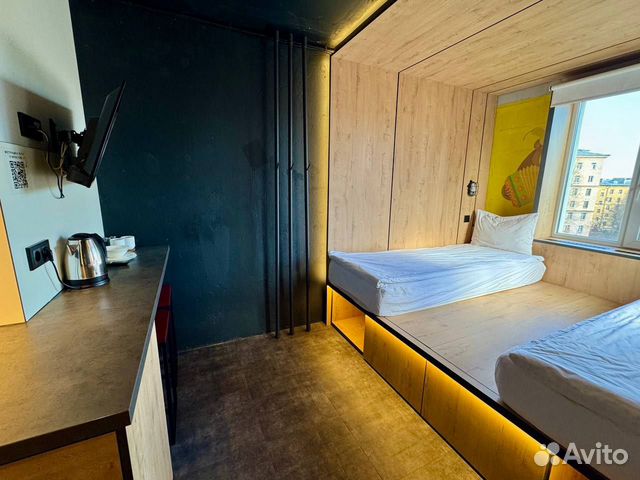 

Квартира-студия, 20 м², 2 кровати