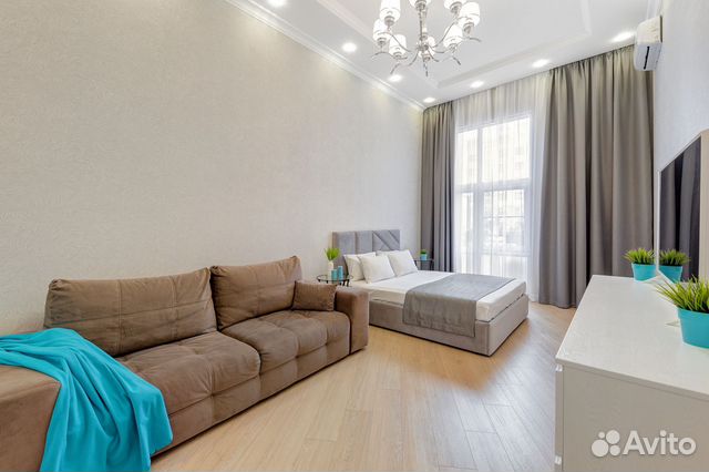 

1-к. квартира, 55 м², 3 кровати