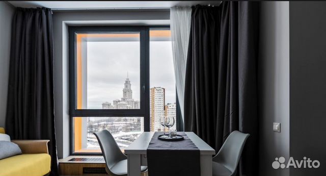 

Квартира-студия, 35 м², 2 кровати