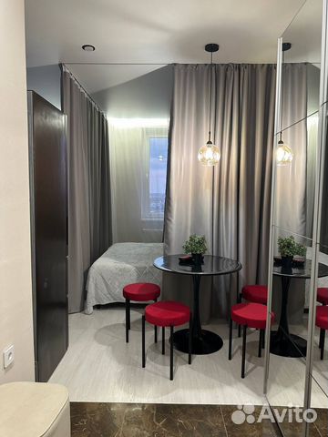

Квартира-студия, 32 м², 2 кровати