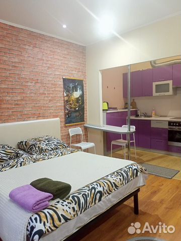 

Квартира-студия, 30 м², 1 кровать