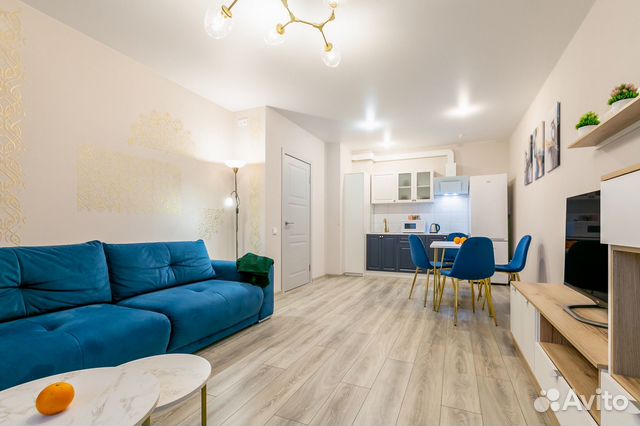 

1-к. квартира, 43,9 м², 2 кровати