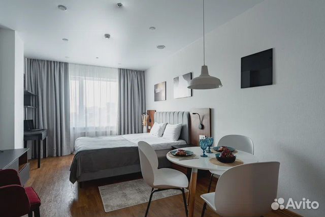 

Квартира-студия, 29 м², 2 кровати