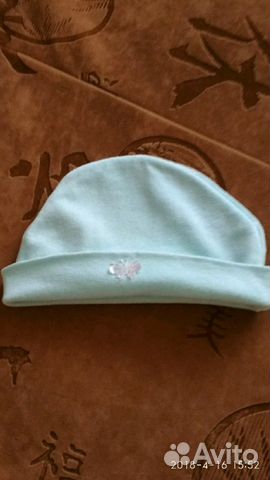 Шапочки (весна, лето, осень) до года