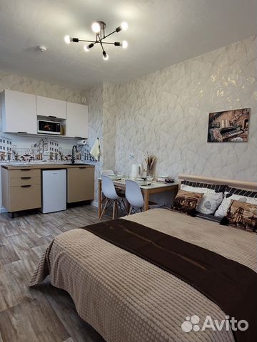

Квартира-студия, 25,5 м², 2 кровати
