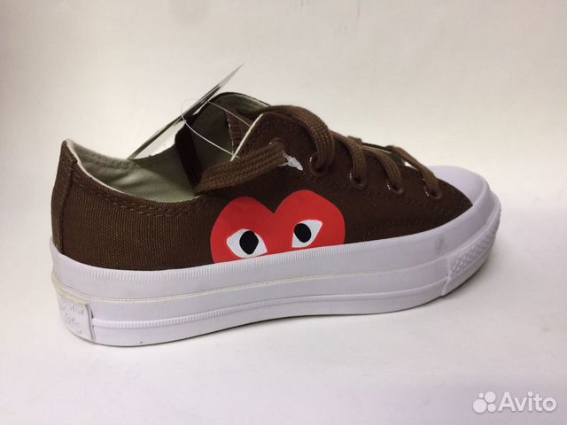 Кеды Converse All Star Play Коричневые Кеды Converse All Star Play Коричневые