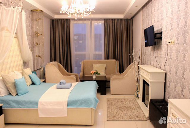 

Квартира-студия, 28 м², 4 кровати
