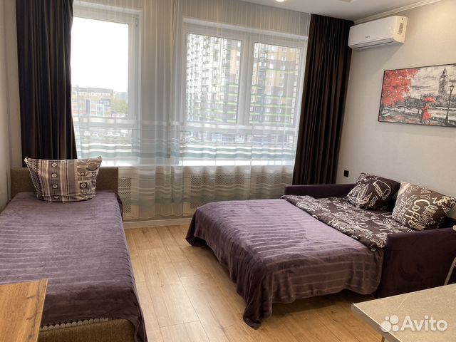 

Квартира-студия, 25 м², 2 кровати