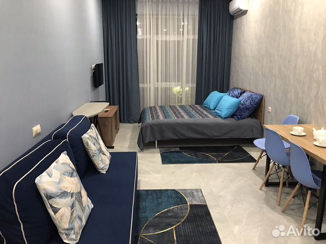 

Квартира-студия, 28 м², 2 кровати