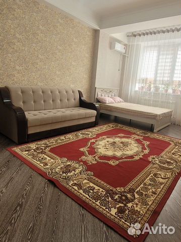 

1-к. квартира, 46 м², 2 кровати
