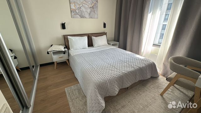 

1-к. квартира, 42 м², 2 кровати