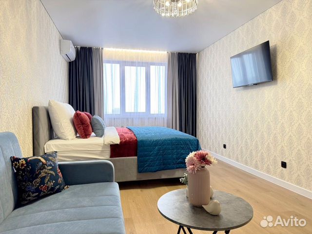 

1-к. квартира, 46 м², 2 кровати