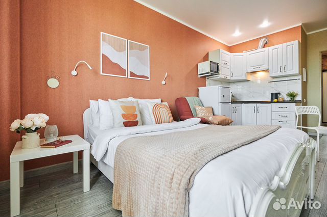 

Квартира-студия, 23 м², 2 кровати