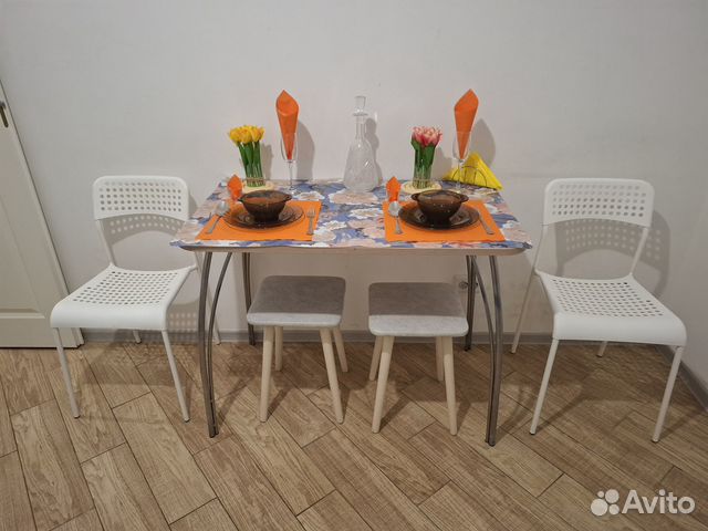 

1-к. квартира, 44 м², 4 кровати