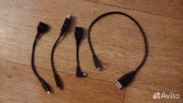 Кабель USB - micro USB короткий