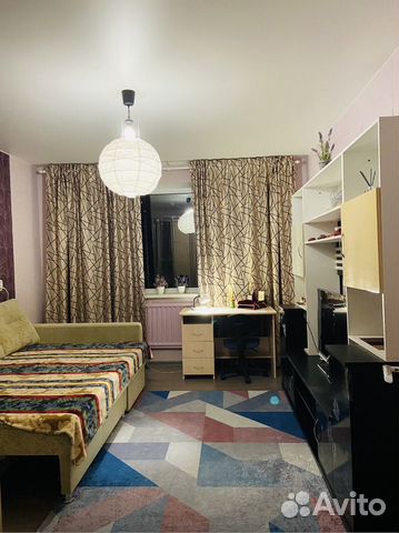 

1-к. квартира, 41 м², 2 кровати