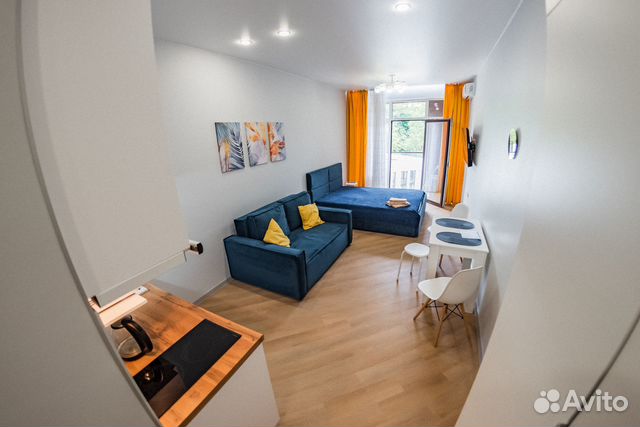 

Квартира-студия, 26 м², 2 кровати