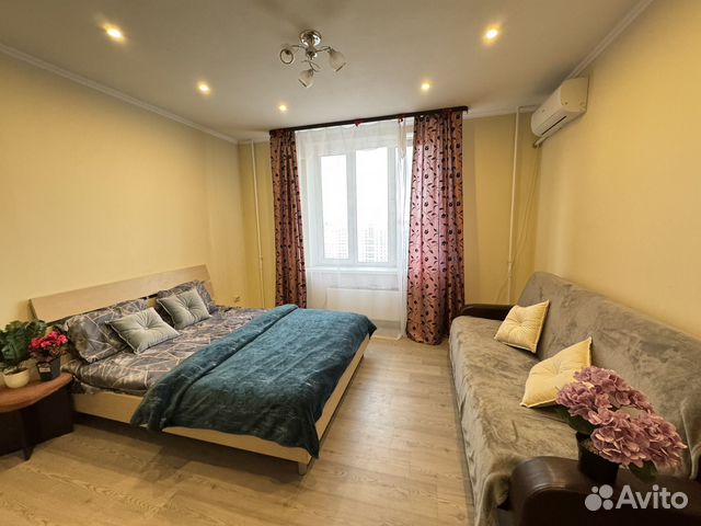 

1-к. квартира, 40 м², 2 кровати