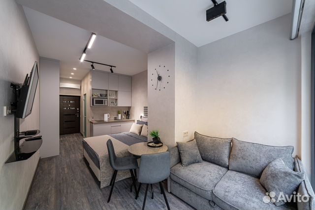 

Квартира-студия, 34 м², 2 кровати