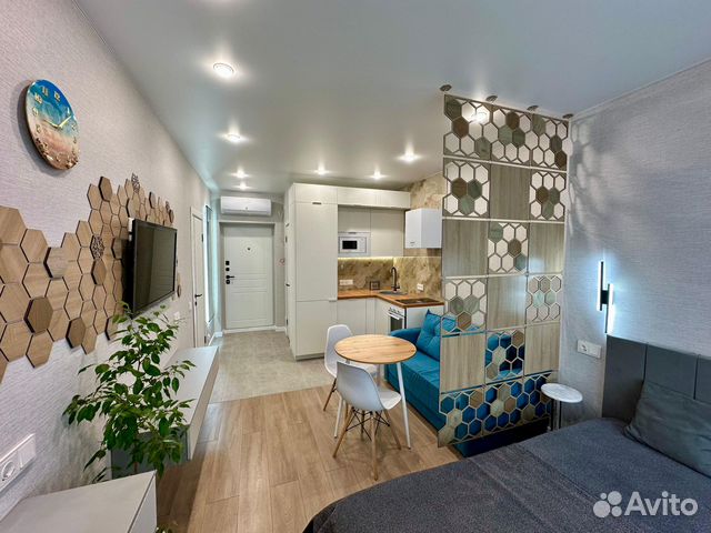 

Квартира-студия, 25 м², 2 кровати