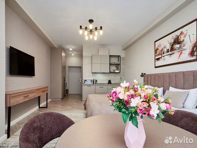 

Квартира-студия, 30 м², 1 кровать