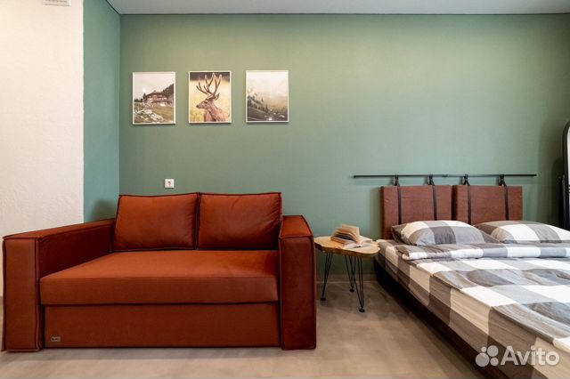 

Квартира-студия, 27 м², 2 кровати