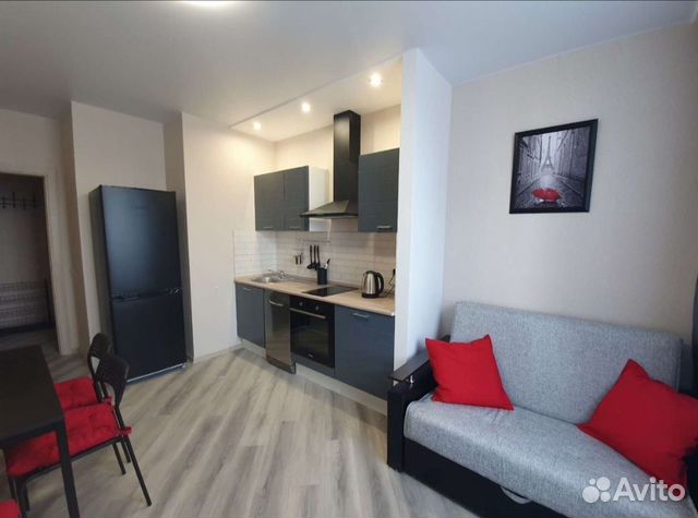 

1-к. квартира, 38 м², 2 кровати