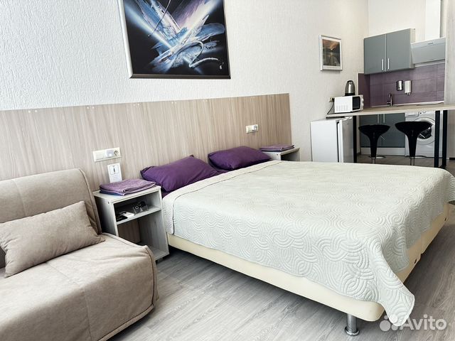 

Квартира-студия, 28 м², 2 кровати