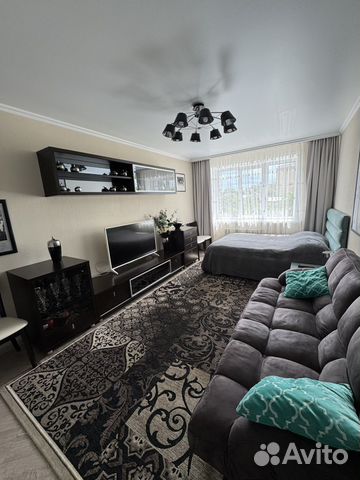 

1-к. квартира, 42 м², 2 кровати