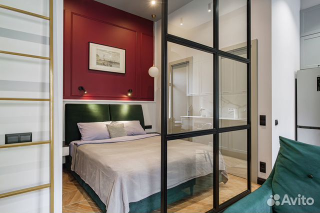 

Квартира-студия, 37 м², 2 кровати