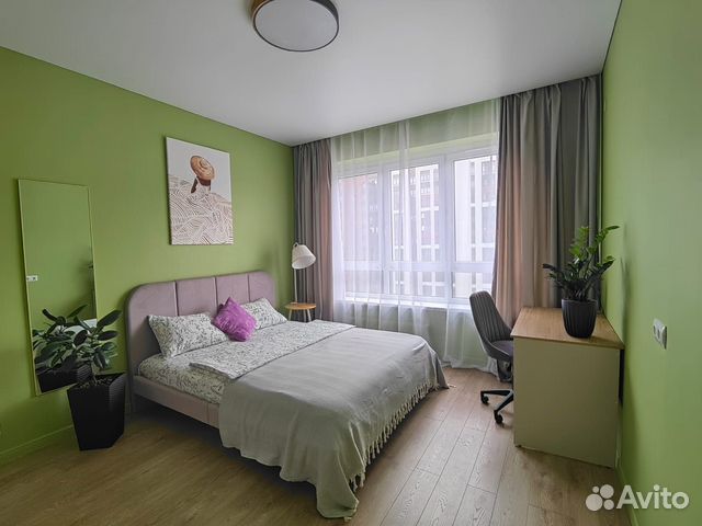 

1-к. квартира, 39 м², 2 кровати