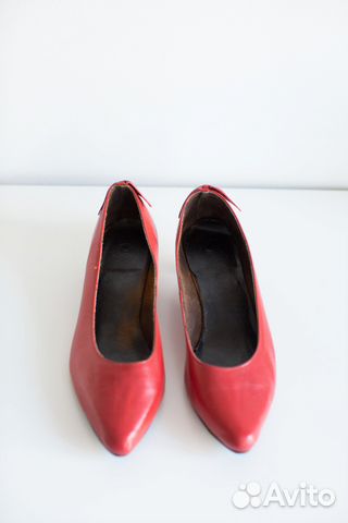 Туфли кожаные винтаж