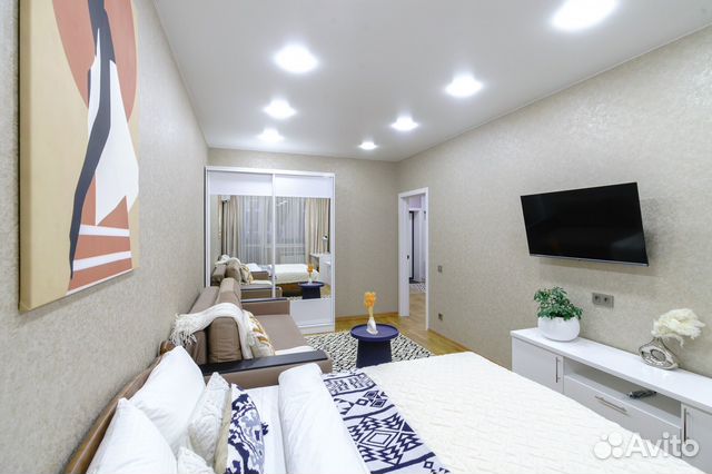

1-к. квартира, 50,7 м², 2 кровати