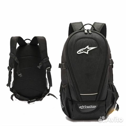 Моторюкзак с сеткой креплением для шлема