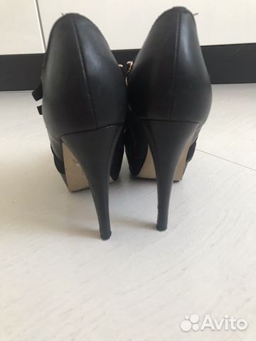 Ботильоны черные/полусапожки/осенняя обувь