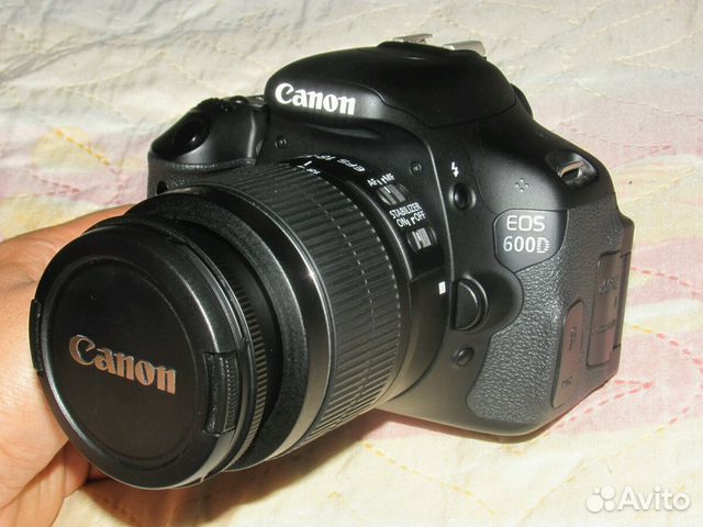 Canon EOS 600D с объективом 18-55 f3,5-5,6 IS STM