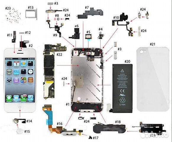 Схема айфон 4s