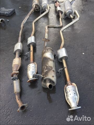 Глушитель Киа Рио Хендай Солярис Глушитель Киа Рио Хендай Солярис