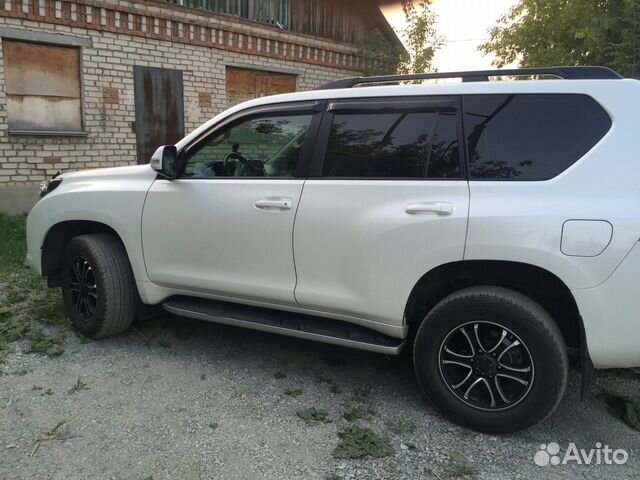 Рейлинги черные Toyota Land Cruiser Prado 150