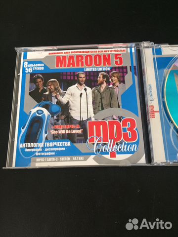 Диск mp3 maroon 5